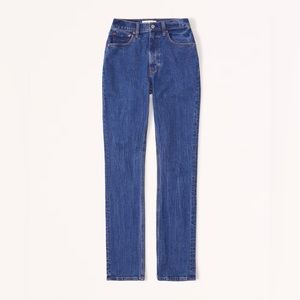 Abercrombie & Fitch Ultra High Rise 90s Slim Straight Jean